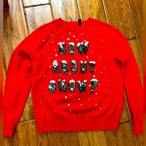 How about snow -ugly christmas sweater